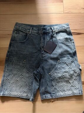 Louis Vuitton | Jeans | Supreme X Louis Vuitton 5 Pocket Blue